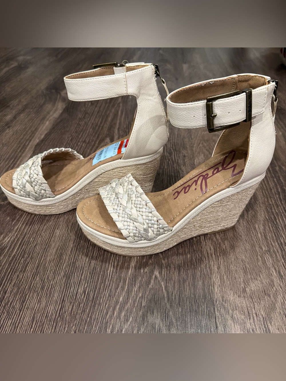 Zodiac Womens Sabeen Wedge Ankle Strap Espadrilles size 6.5